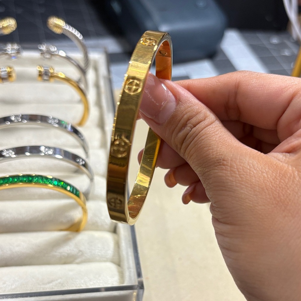 Gold Bangle Bracelet